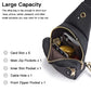 Sling Bag for Women Vegan Leather Small Fanny Pack Crossbody Bags Chest Bag for Women Black