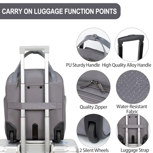 Underseat Carry On Wheeled 16" Bag with Wheels