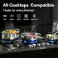 10pcs Pots and Pans Set Non Stick (5 Count)