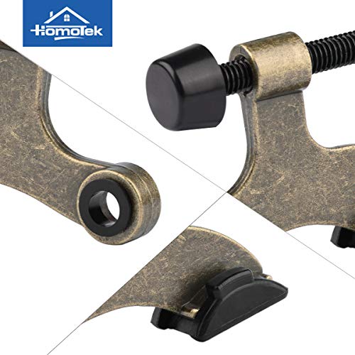 8 Pack Hinge Pin Antique Brass Door Stopper (8 Count)