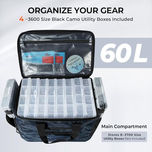 BaitSpace Tackle Bag with Removable Bait Binder