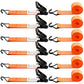 6 Pack 2 inch Ratchet Straps Heavy Duty J Hook 2 in x 15ft with Strong Ratcheting (6 Count)
