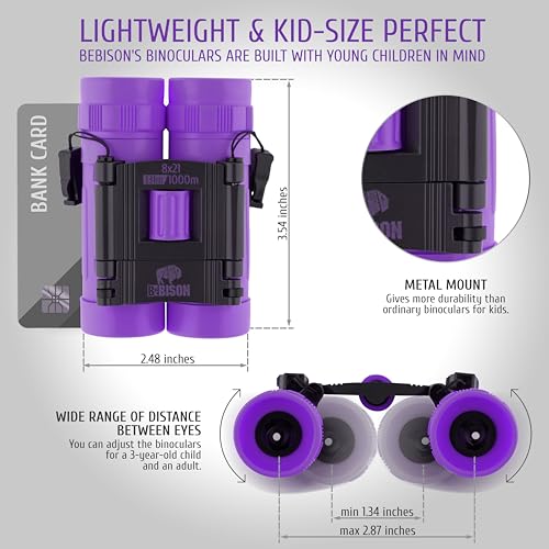 BeBison Binoculars for Kids and Adults