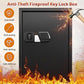 144 Keys Heavy Duty Fireproof Key Lock Box Wall Mount with Code&Hook Plates