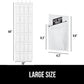 GORILLA GRIP Over the Door Shoe Organizer, 2 Pack, 24 Breathable Mesh Pockets, Space Saving Hanging Storage Holder, Closet Rack Hanger Holds Up to 40 lbs, Hangs on Closets, Shoes, Accessories, White