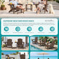 Folding Adjustable Adirondack Chair with Footrest
