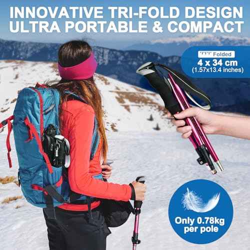 Hiking Poles 7075 Aluminum Tri