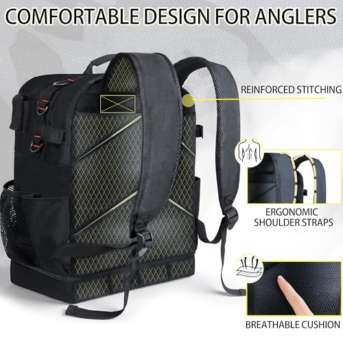 Fishing Tackle Backpack with Cooler
