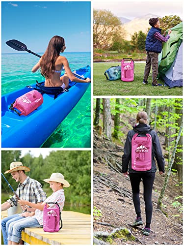 Dry Bag Waterproof Backpack with Phone Case