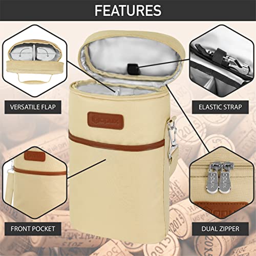 2 Bottle Wine Carrier Tote