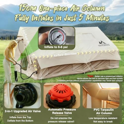 Inflatable Tents for Camping Adult 8