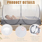 1 Pcs Mosquito Netting for Camping Bed 78 * 39 * 28 Inch (5 Count)