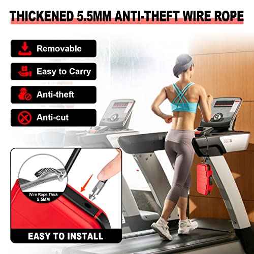 Portable Safe Lock Box with Combination Lock Mini Beach Travel Safe Waterproof Small Lockable Box with Removable Wire Rope Combination Safe Box for Dorm