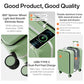 Carry On Luggage with Cup Phone Holder and Charger Hard Shell Suitcases with Spinner Wheels
