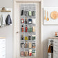 24 Pockets Clear Over the Door Shoe Organizer