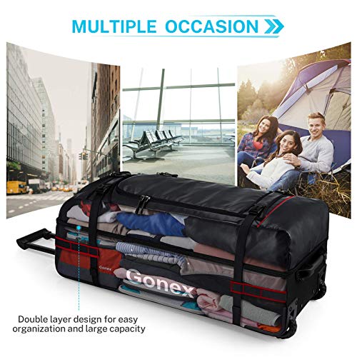 Rolling Duffle Bag with Wheels