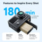 Brave 4 Action Camera 4K30fps with 128GB MicroSD Card Bundle (2 Batteries, 1 Card)