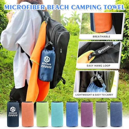 Microfiber Camping Towels (2 Count)