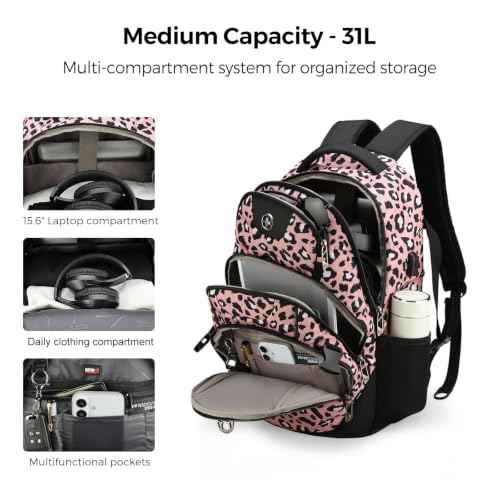 Design Backpack for Men with USB Charging Port SD803