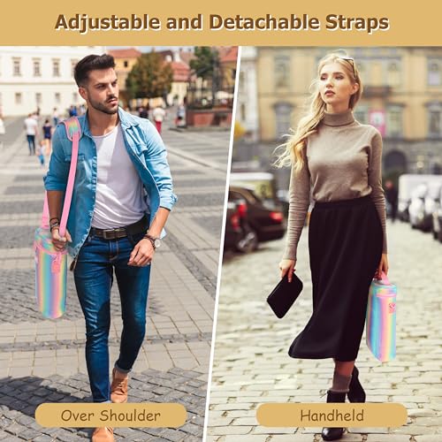 2 Bottle Insulated Wine Tote Carrier Bag