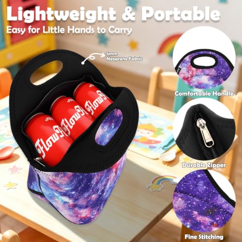 Neoprene kids Lunch box Insulated Soft Bag Mini Cooler Thermal Meal Tote Kit for Boys