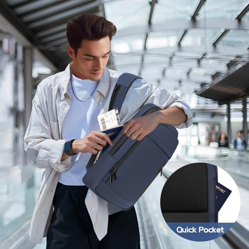 Business Backpack for Men Lightweight Commute Laptop Backpack Anti