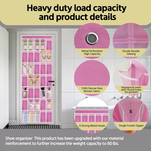 35 Pocket Over the Door Shoe Organizer (35 Count)