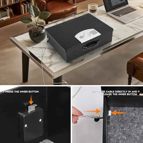 Fire Resistant Document Lock Box Safe Digital Keypad