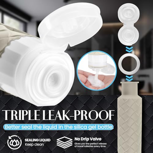 Travel Bottles for Toiletries (4 Count)