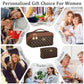 Initial Makeup Bag Personalized Gift for Women Teen Girls