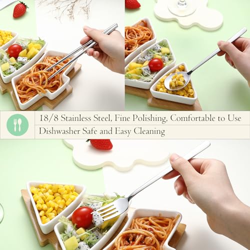 Travel Utensils with Case Cute (4 Count)