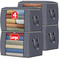 90L Clothes Storage (4 Count)