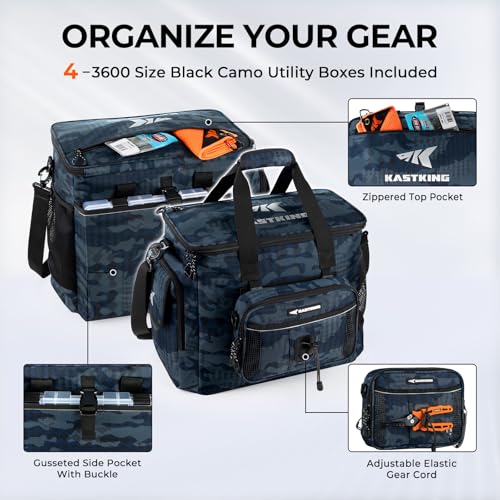 BaitSpace Tackle Bag with Removable Bait Binder