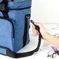 Insulated Wine Carrier 6 bottle Bag Tote Removable Padded Divider