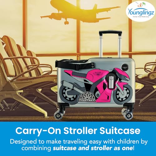 LIL FLYER GO Version 2 Ride On Suitcase for Kids
