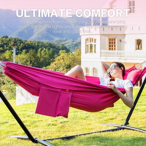 Double Hammock with Stand for Outside