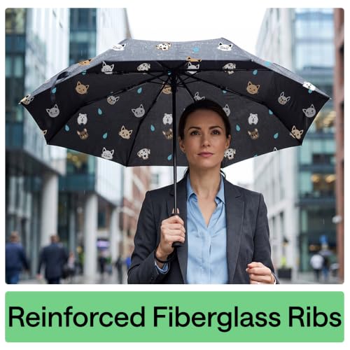 Compact Travel Size Umbrella for Rain