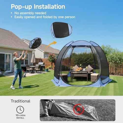 10'x10' Pop Up Screen House Tent