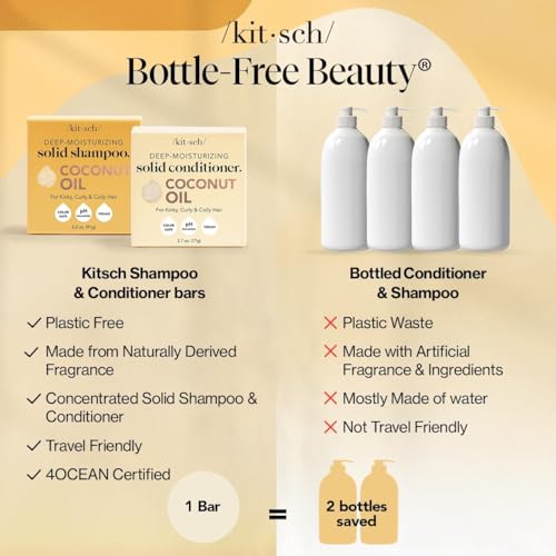 Coconut Oil Shampoo and Conditioner Set (5.9 Ounce)