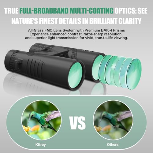 10x42 Binoculars with BAK4 Prism & FMC Coating