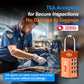 Travel Lock TSA Approved Luggage Locks for Air Travel (4 Count)