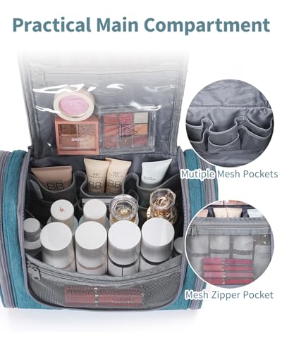 Hanging Toiletry Bag for Women Travel Makeup Bag Organizer Toiletries Bag Men for Cosmetics Essentials Accessories
