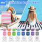 2 in 1 Microfiber Oversized Beach Towel (2 Count)