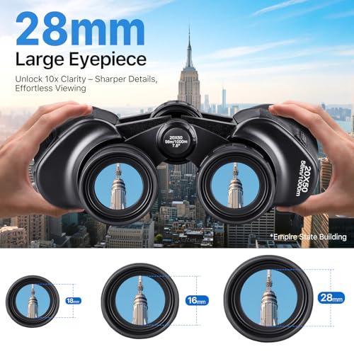 20x50 High Powered Binoculars for Adults