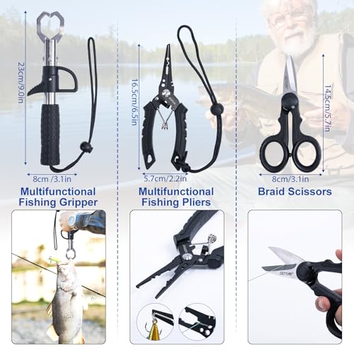 9FT Telescopic Spinning Rod & Reel Travel Kit with Storage Bag