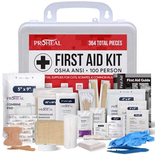 100 Person OSHA Compliant First Aid Kit for Businesses