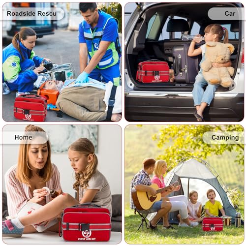Professional 500 Piece Emergency First Aid Kit for Home