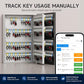 192 Key Lock Box Smart Key Organier Cabinet with Keypad & App for Office