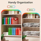 6 Pack Plastic Expanding File Folder (6 Count)