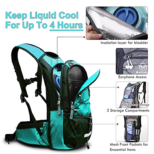 Insulated Hydration Backpack Pack with 3L BPA Free Bladder